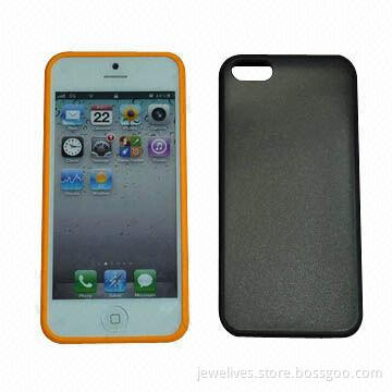 Crystal cases for iPhone 5S with TPU frame